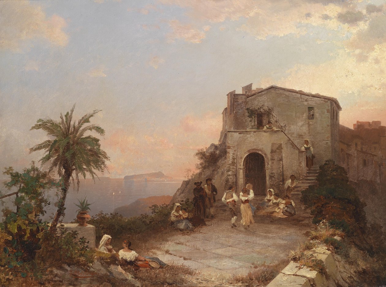 Summer Festival in Italy by Franz Richard Unterberger