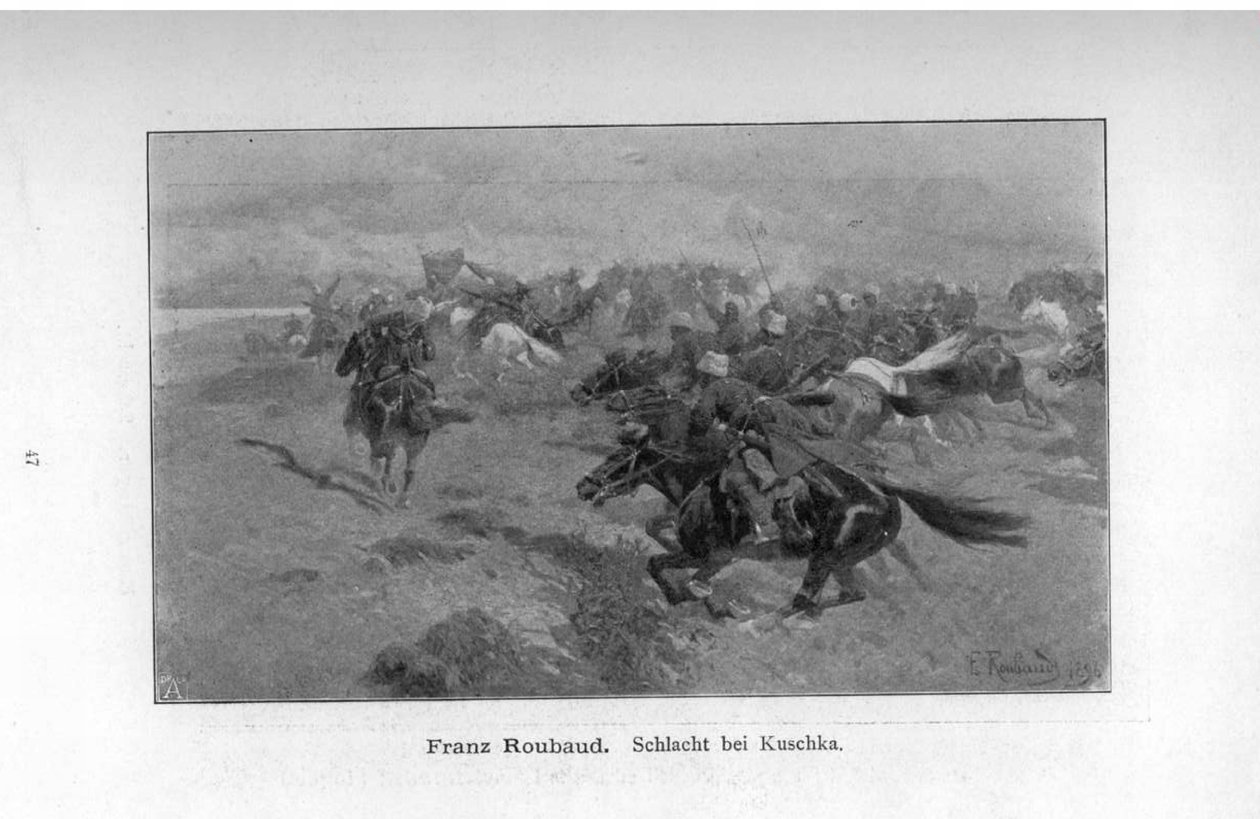 Battle of Kushka by Franz Roubaud