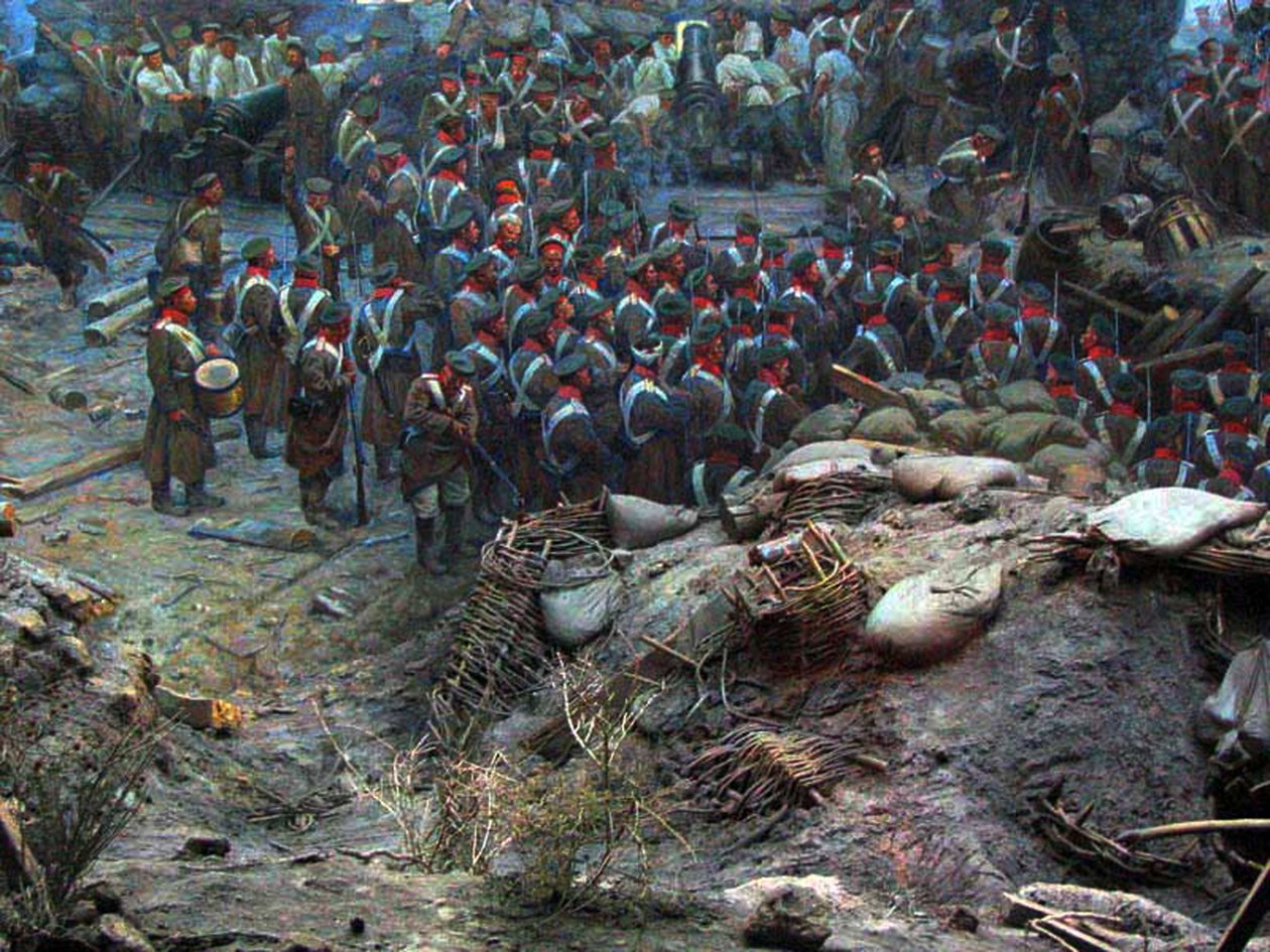 The Siege of Sevastopol Panorama by Franz Roubaud