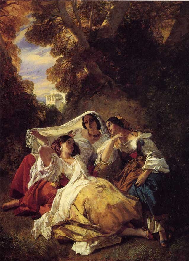 The Siesta by Franz Xaver Winterhalter