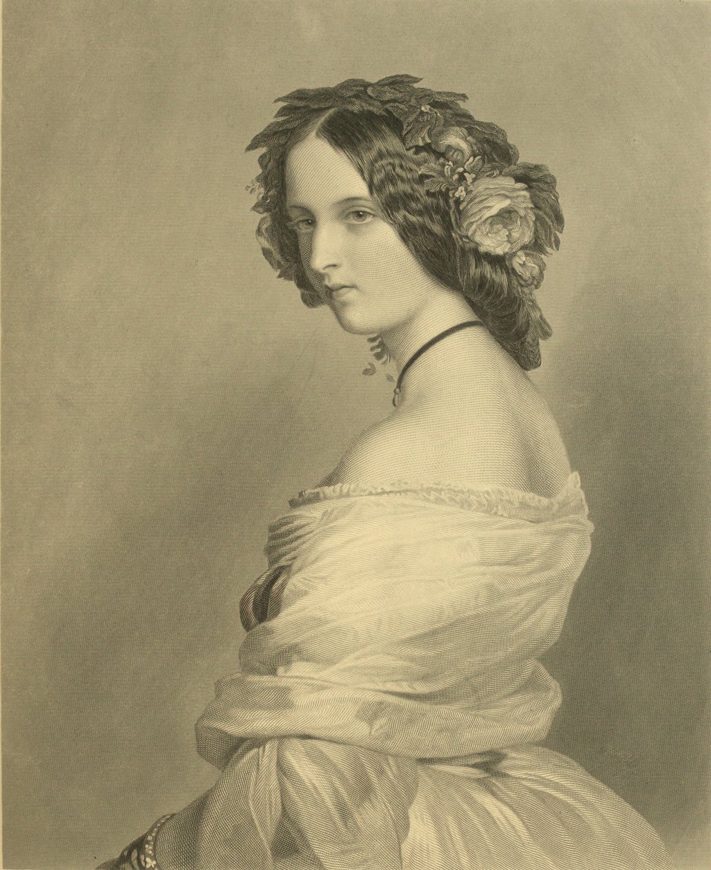 Portrait of Lady Constance Leveson-Gower by Franz Xaver Winterhalter