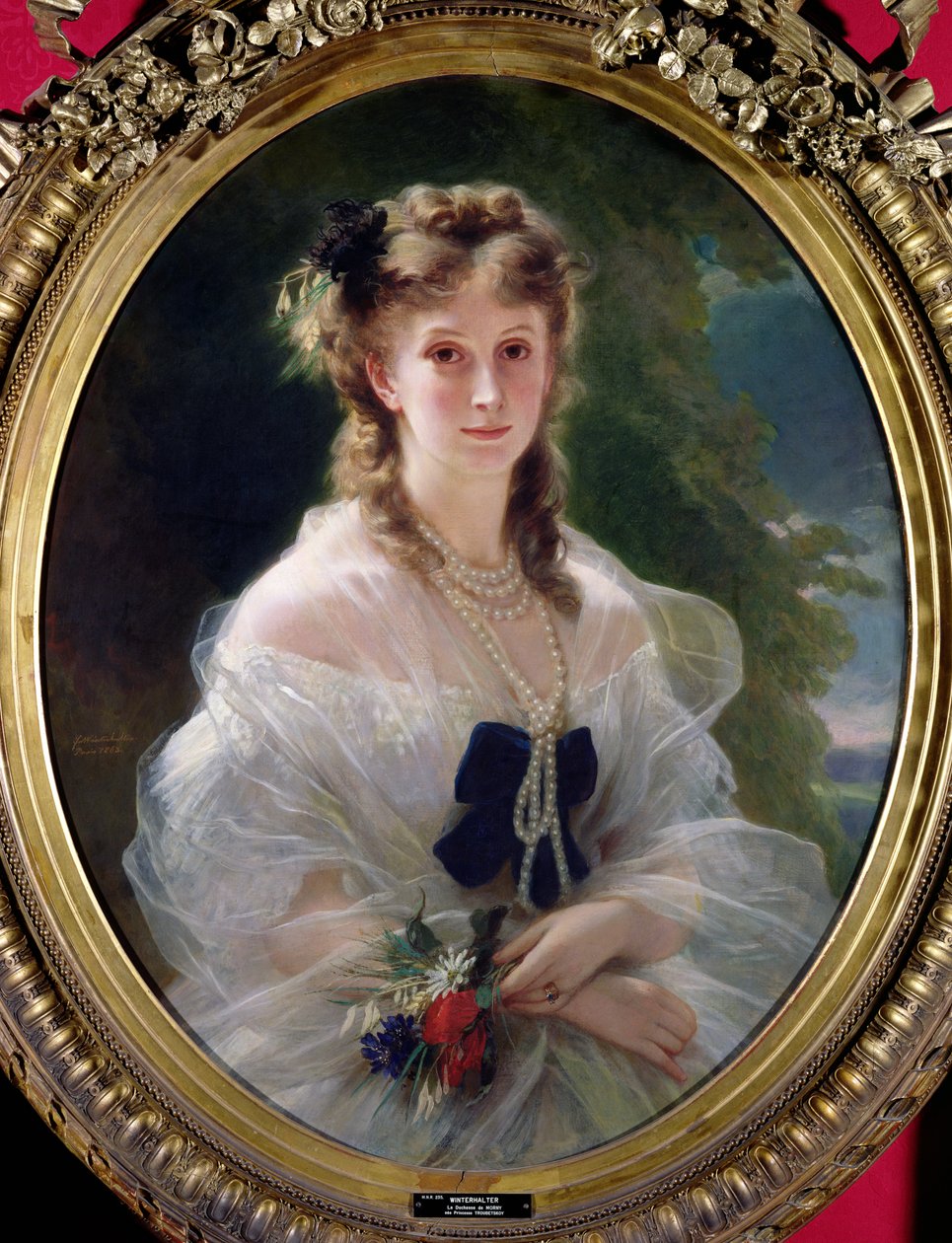 Portrait of Sophie Troubetskoy, Countess of Morny by Franz Xaver Winterhalter