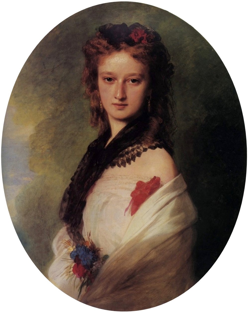 Portrait of Zofia Zamoyska née Potocka by Franz Xaver Winterhalter