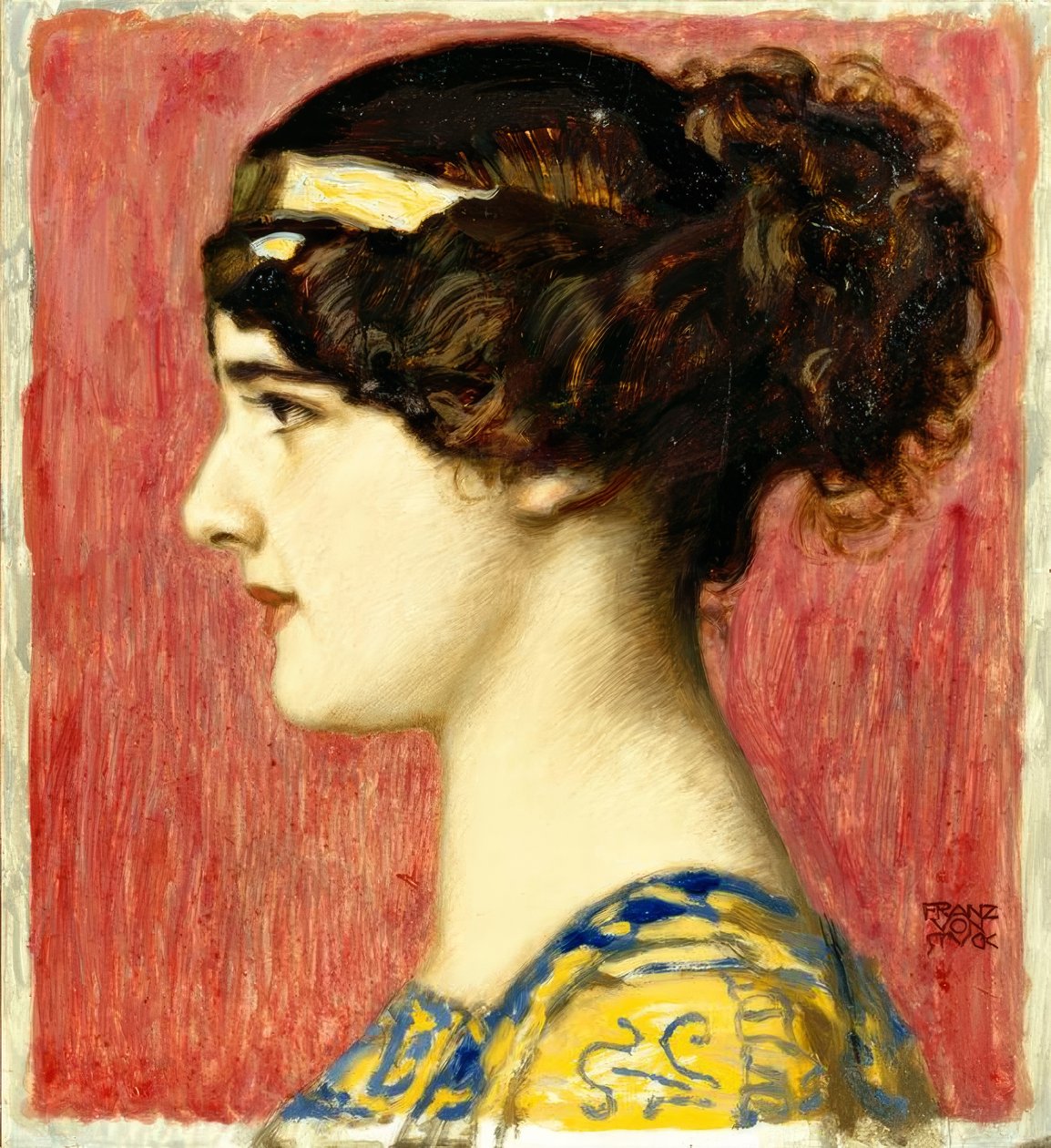 Franz von Stuck, Mary as a Greek by Franz von Stuck