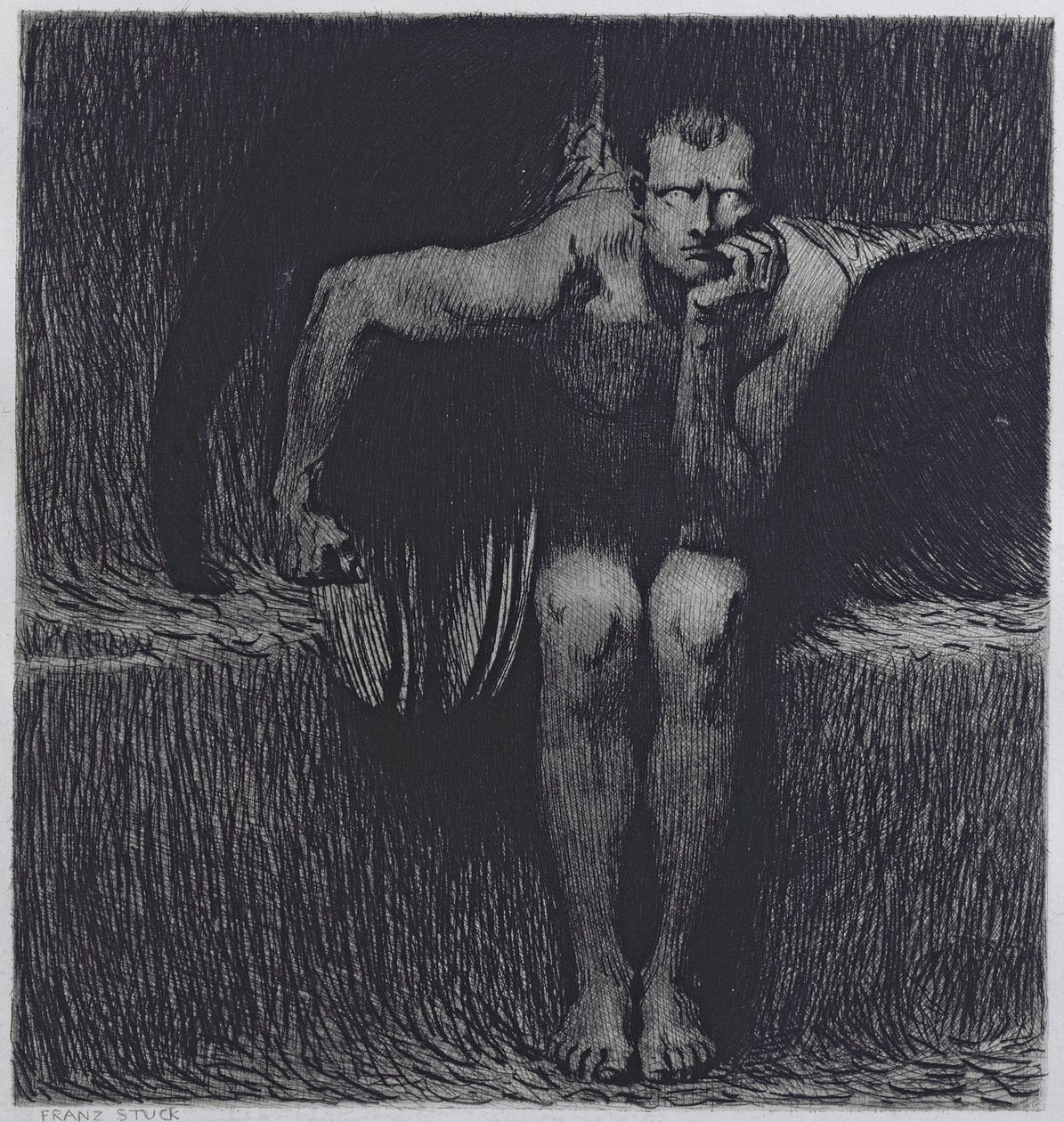 Lucifer by Franz von Stuck