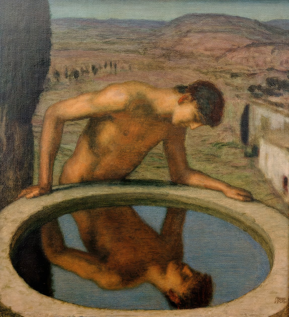 Narcissus by Franz von Stuck