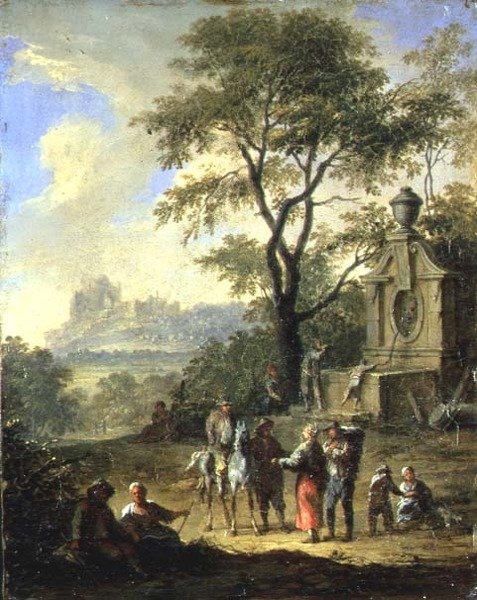 Landscape by Franz Ferg