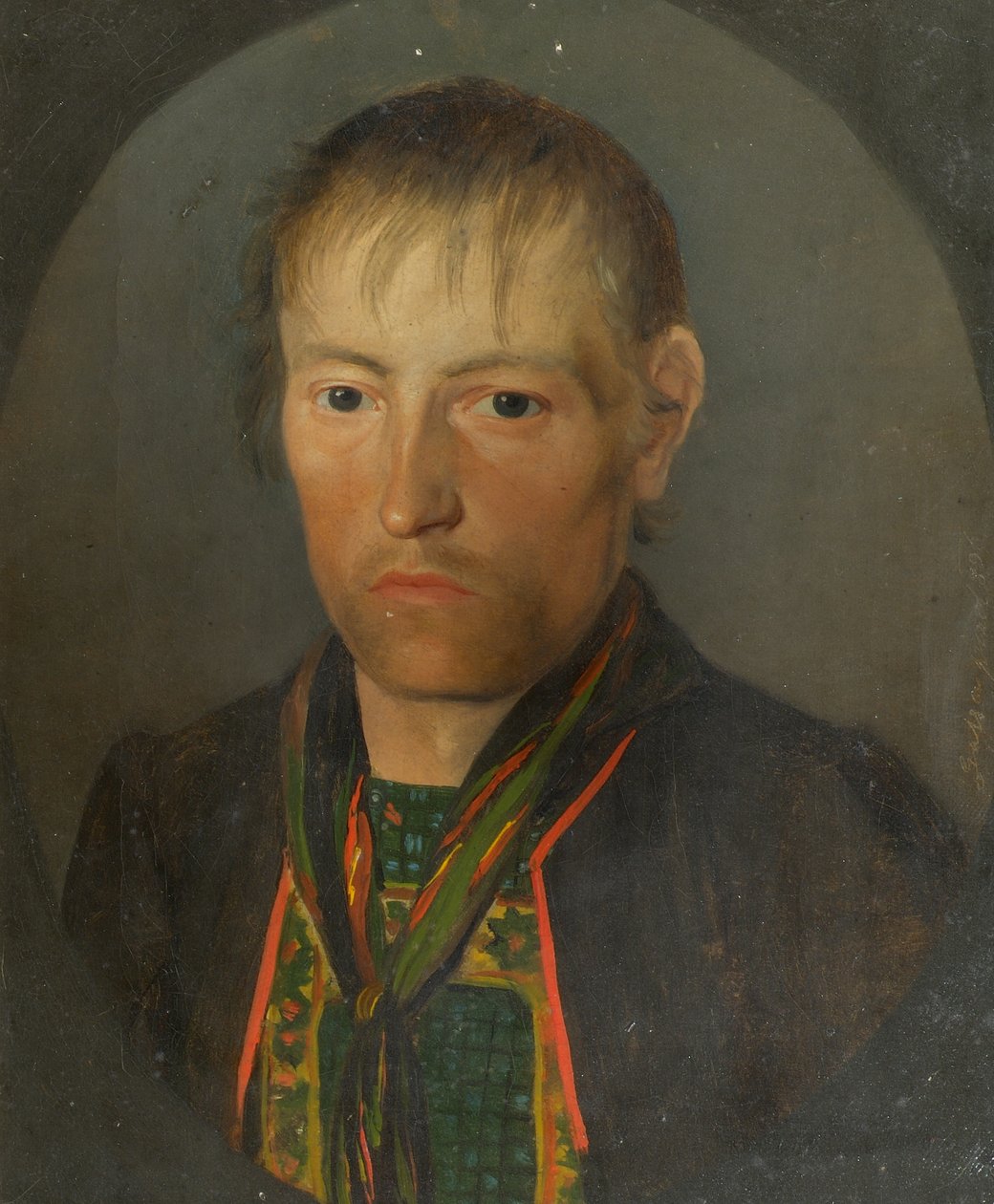Portrait of a Farmer by Franz Gasser
