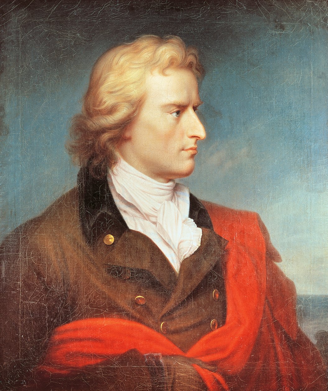 Portrait of Friedrich Schiller by Franz Gerhard von Kugelgen