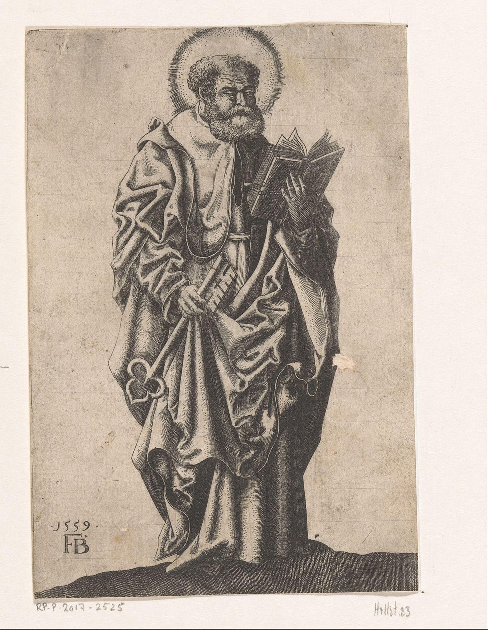 Saint Peter by Franz Isaac Brun