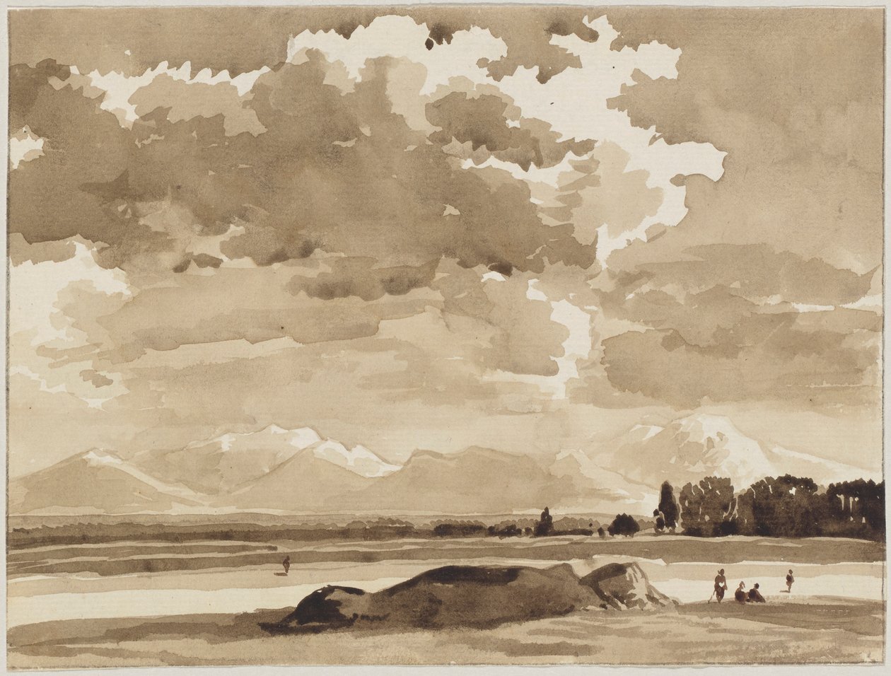 Landscape near Kochel by Franz Kobell