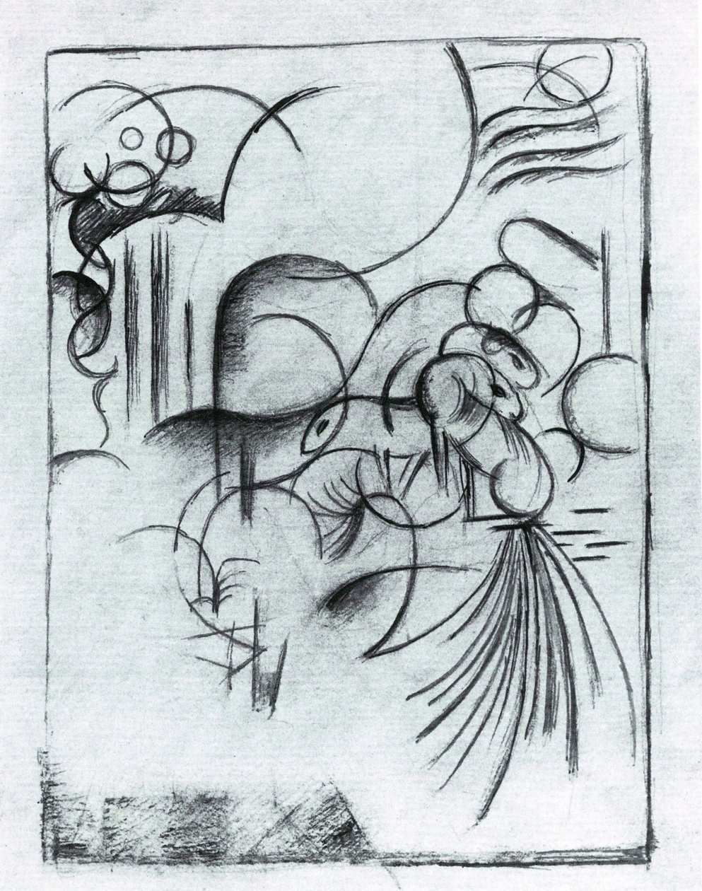 Abstract Composition by Franz Marc