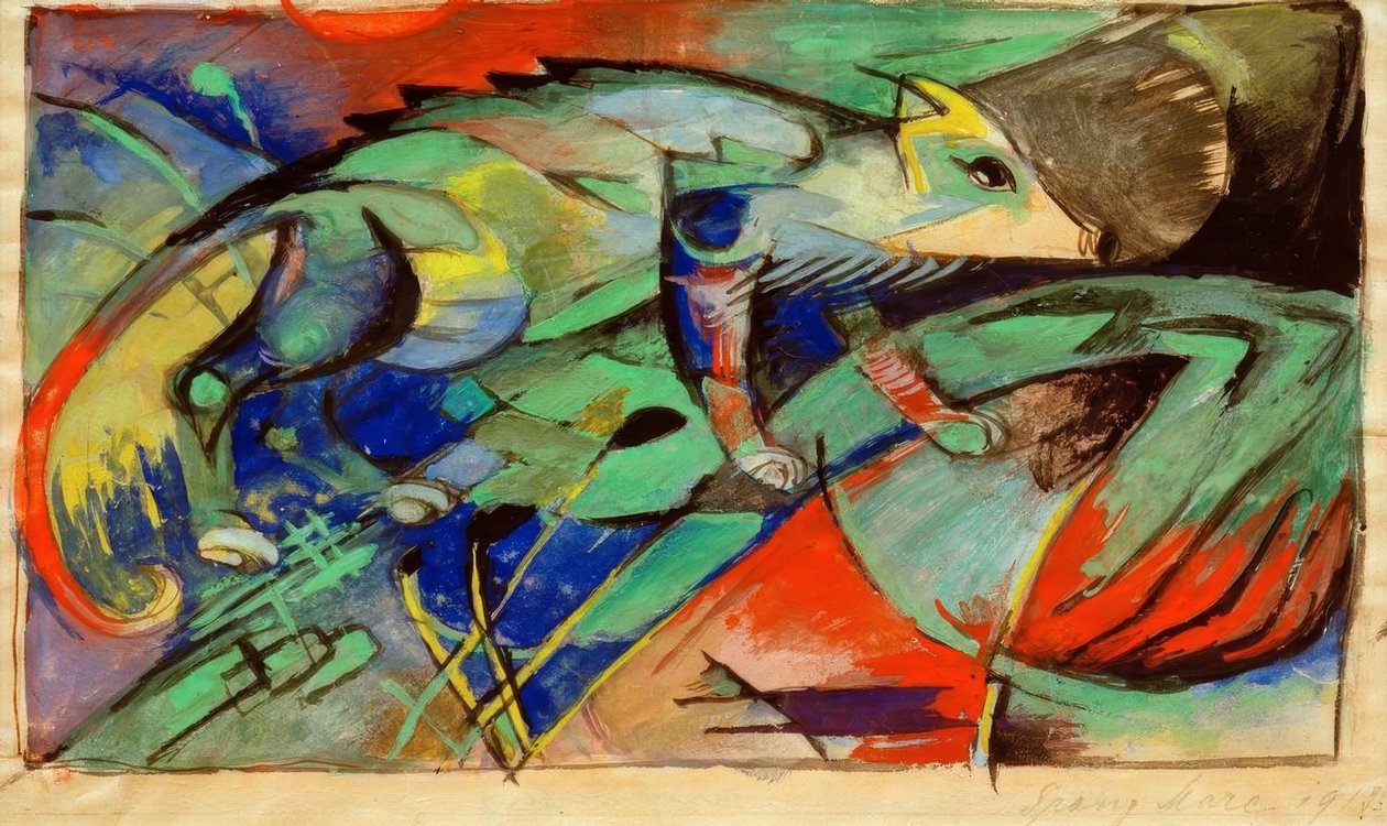 Chameleon by Franz Marc