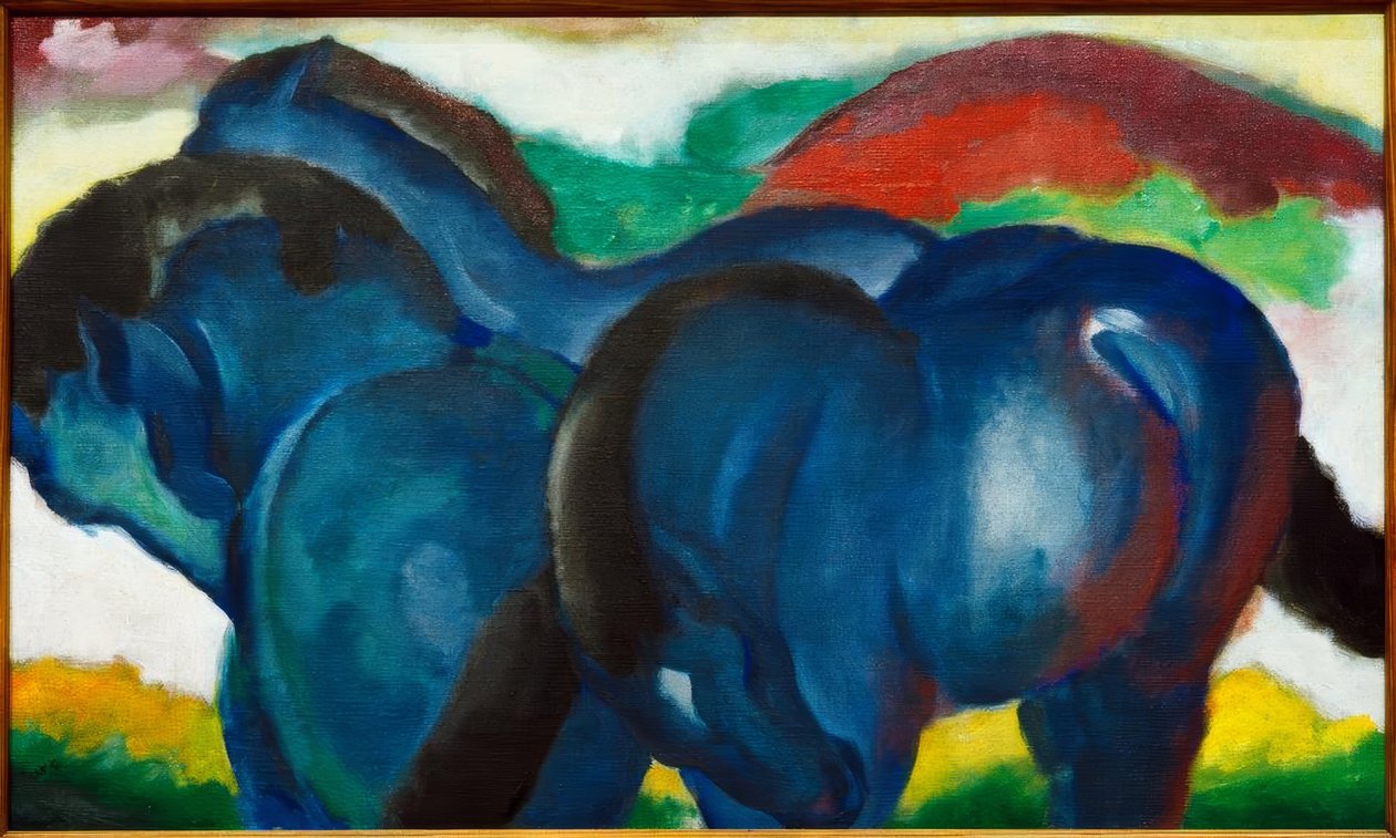 The Little Blue Horses by Franz Marc