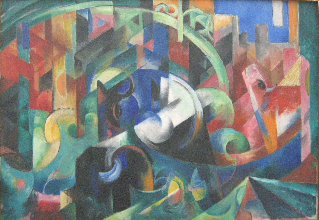 Cattle I by Franz Marc