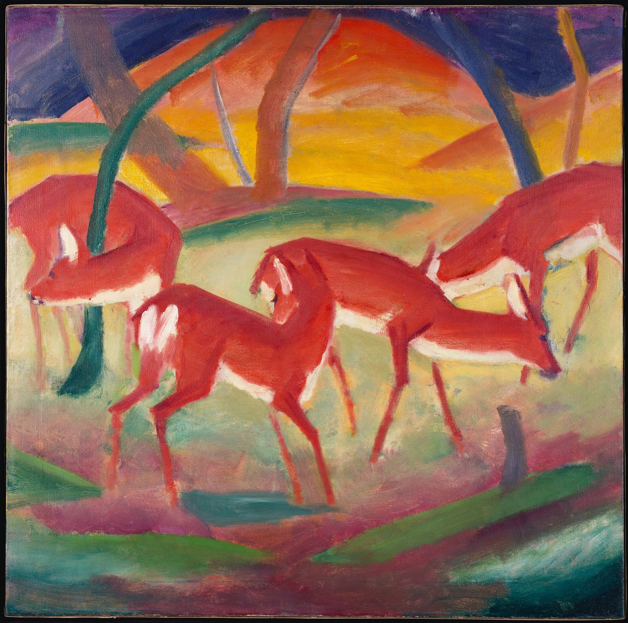 Red Deer 1 by Franz Marc