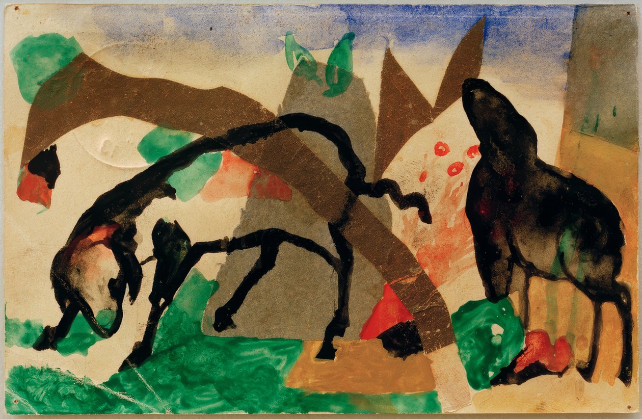Cinnabar Soot by Franz Marc