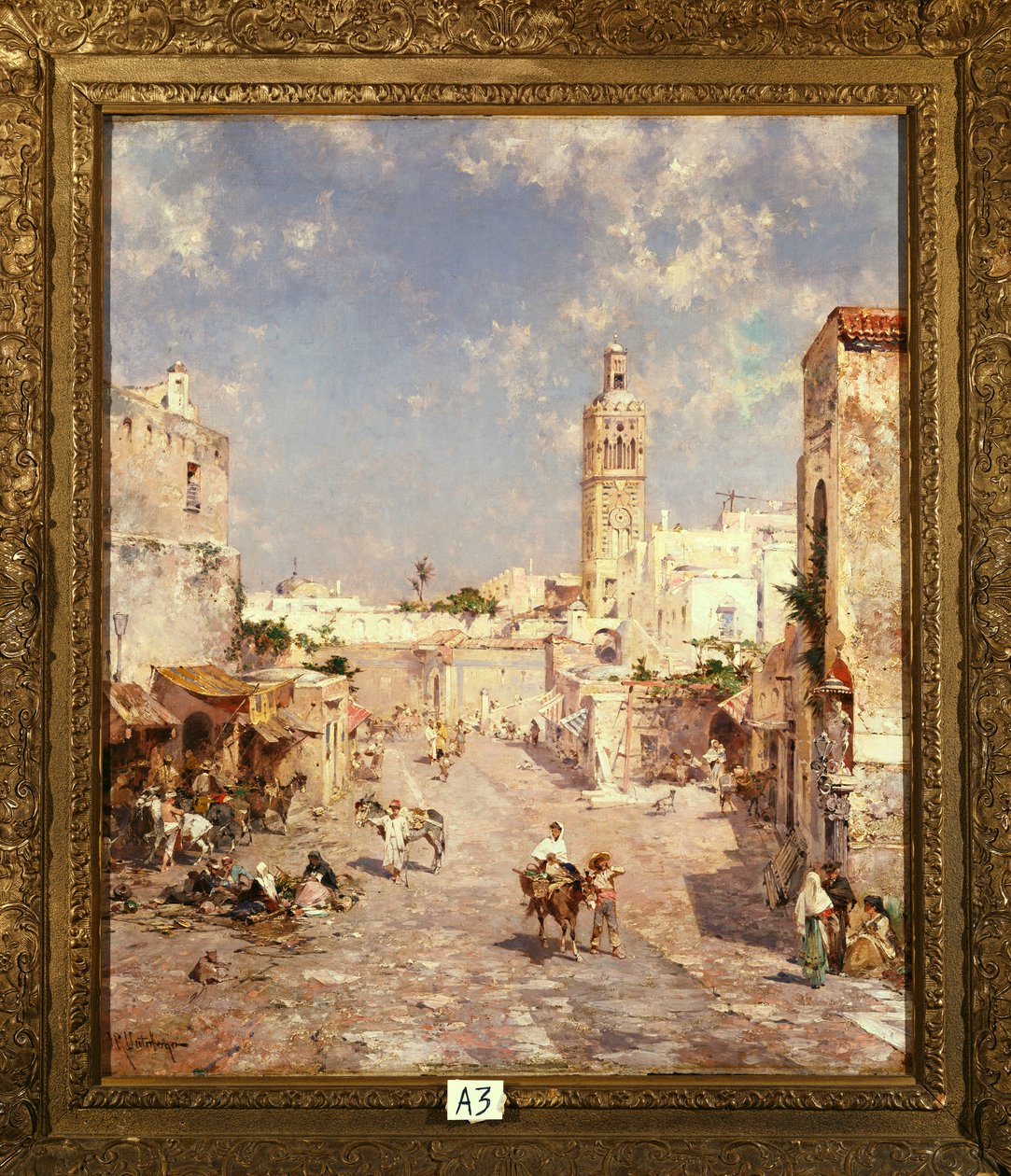 Figures in a Moorish Town by Franz Richard Unterberger