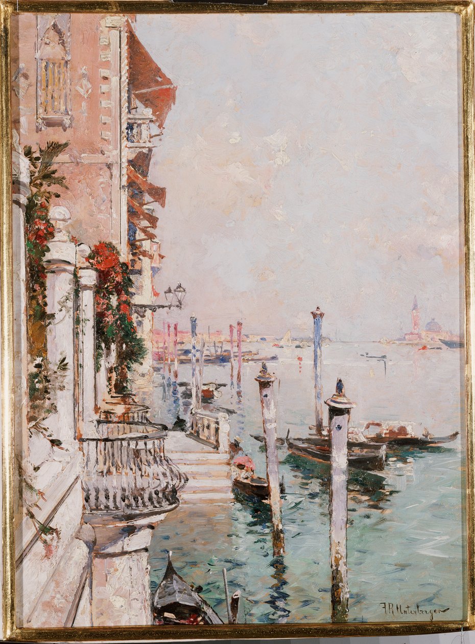 The Grand Canal, Venice by Franz Richard Unterberger