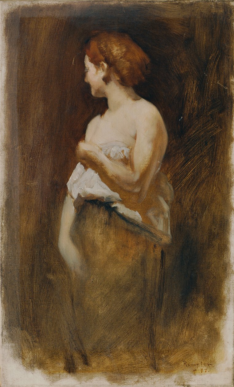 Female Nude by Franz Rumpler