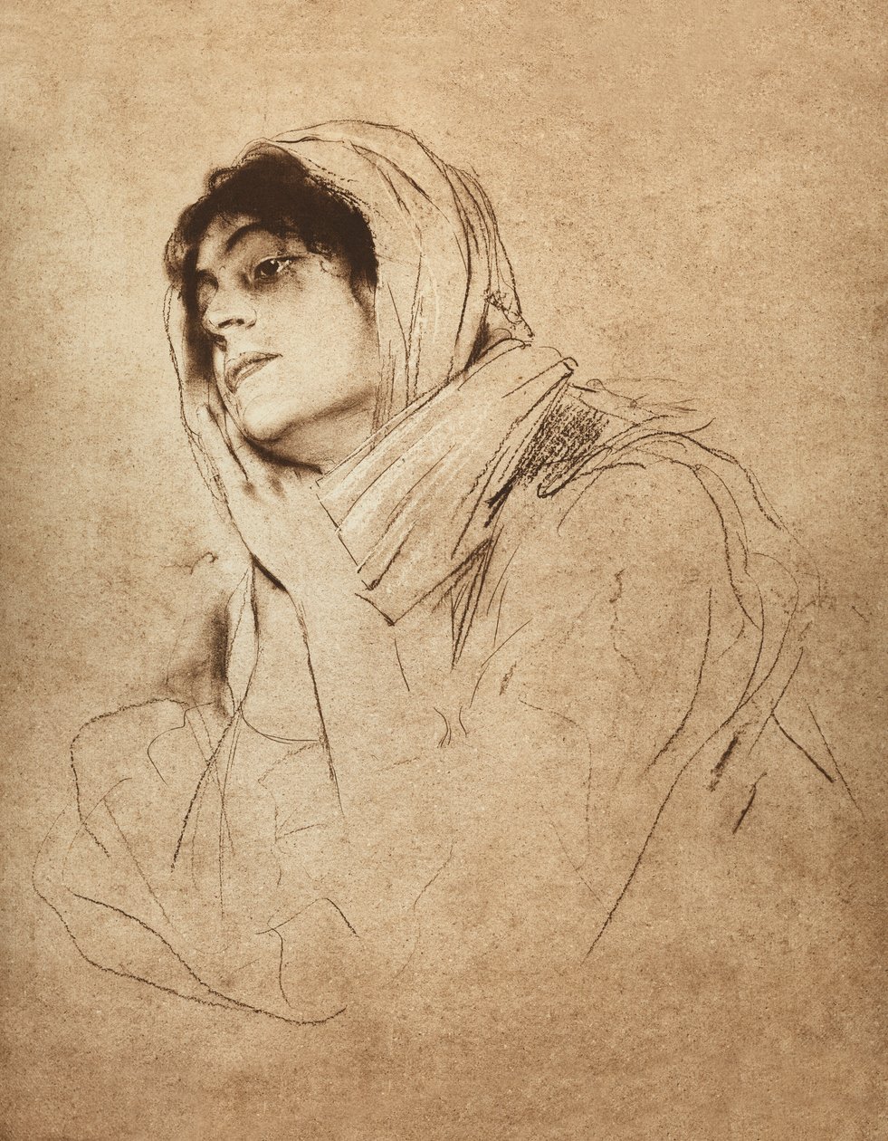 Eleonora Duse by Franz Seraph von Lenbach