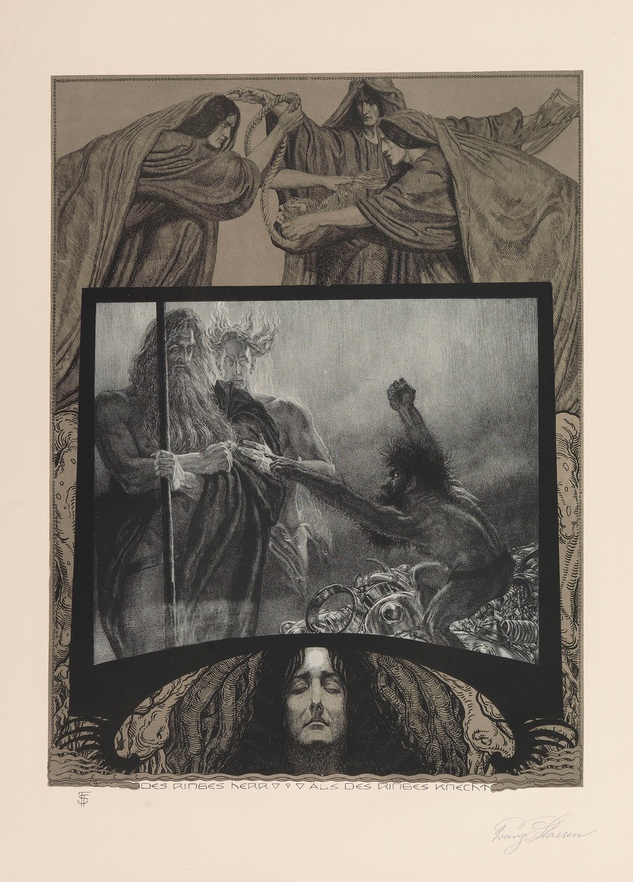 The Ring of the Nibelung by Franz Stassen