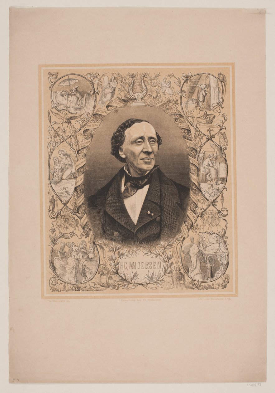 H. C. Andersen by Franz Wilhelm Obermann