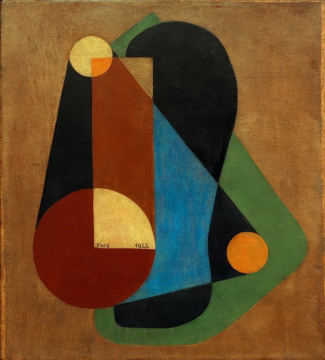 Abstract Composition by Franz Wilhelm Seiwert