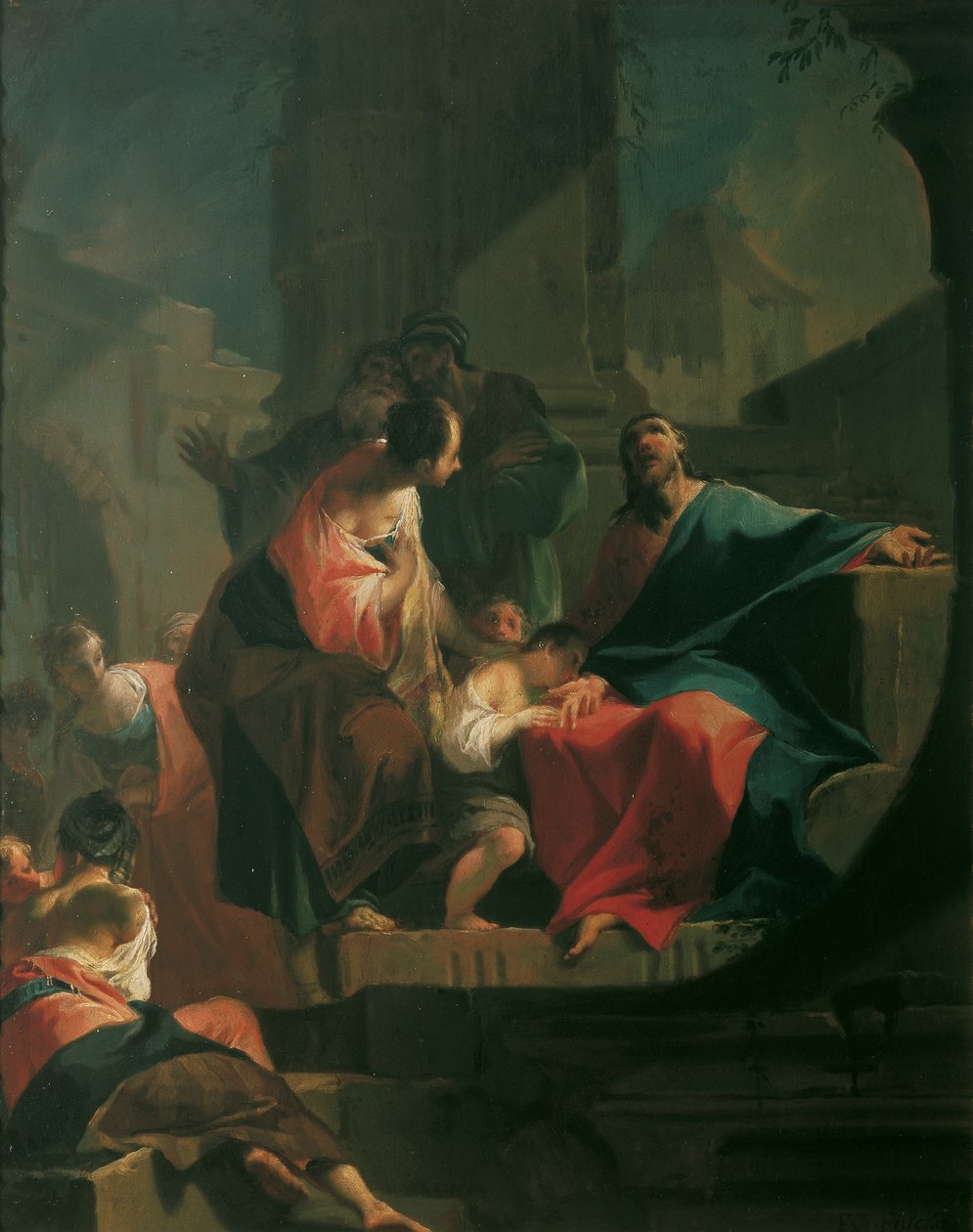 Christ Blesses the Children by Franz Xaver Karl Palko