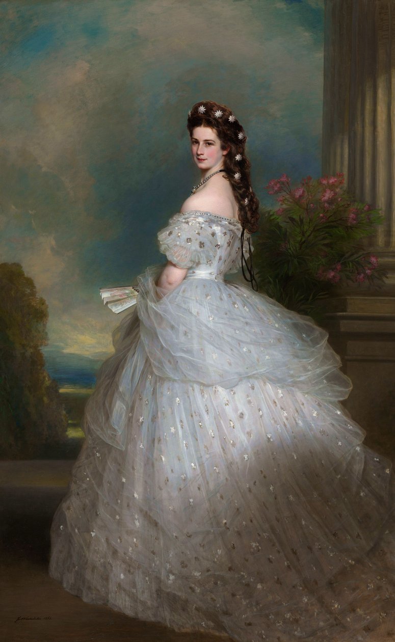 Elizabeth (1837-98), Empress of Austria by Franz Xaver Winterhalter