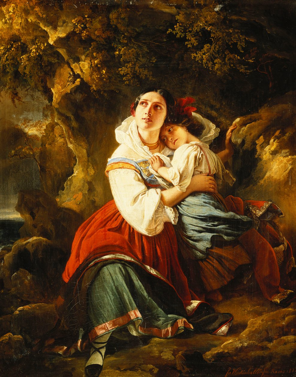 The Approaching Storm by Franz Xaver Winterhalter