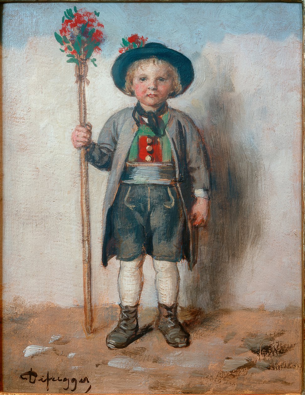 The Wedding Announcer by Franz von Defregger