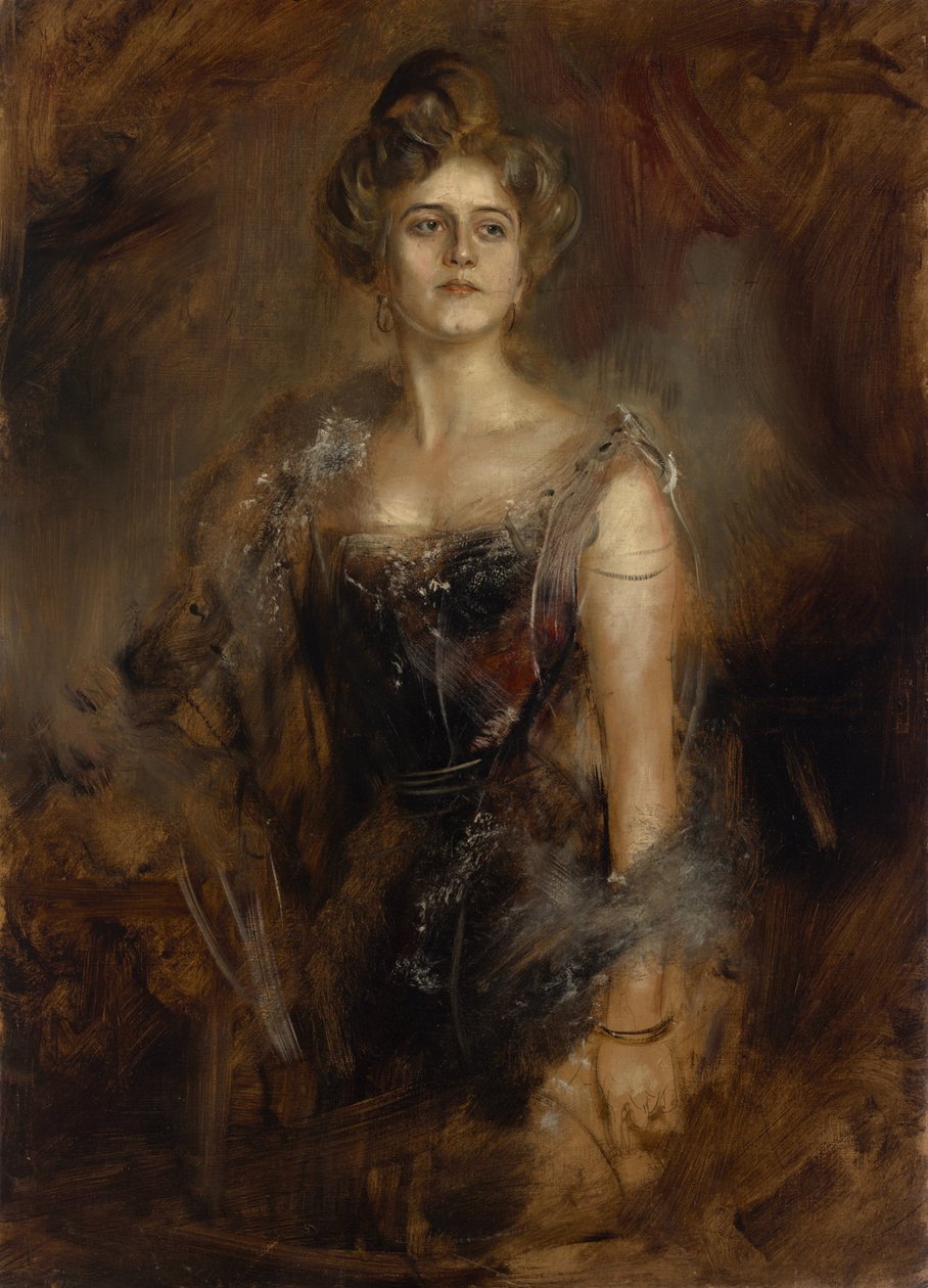 Hubertine Henriette Startz (?) by Franz von Lenbach