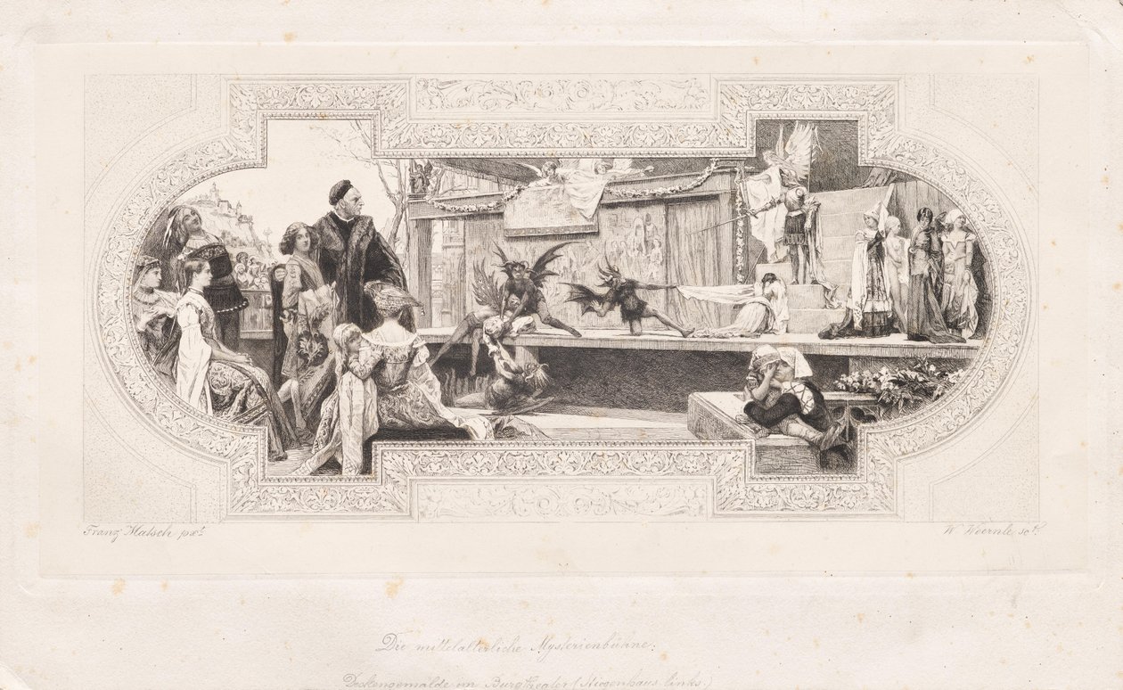 The Medieval Mystery Stage by Franz von Matsch