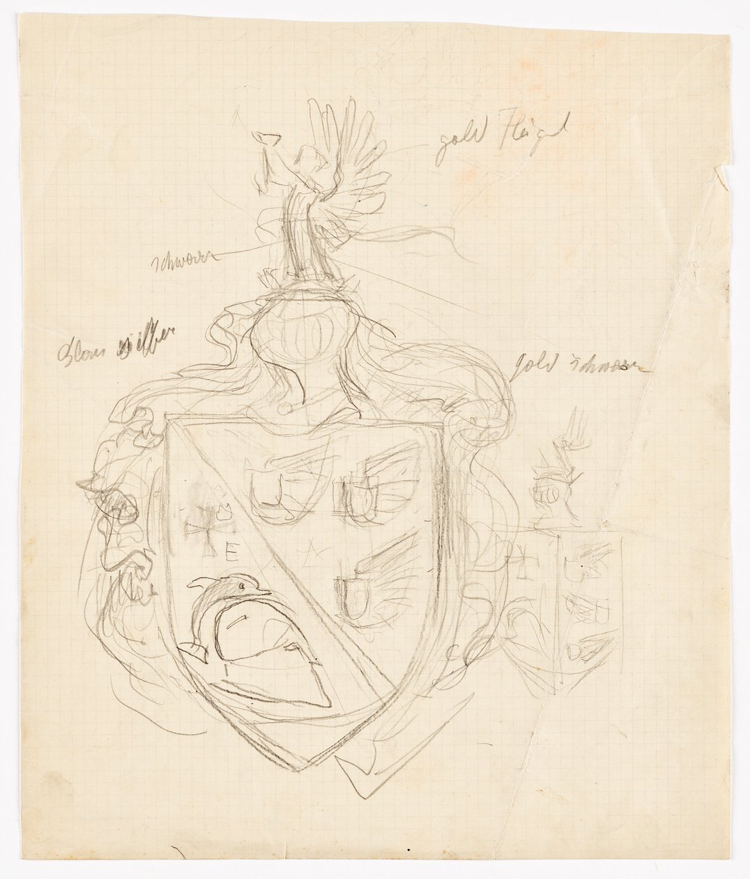 Design for a Family Crest by Franz von Matsch