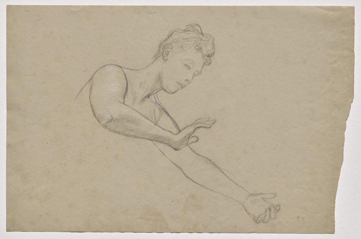 Figure Study for the Faculty Painting 