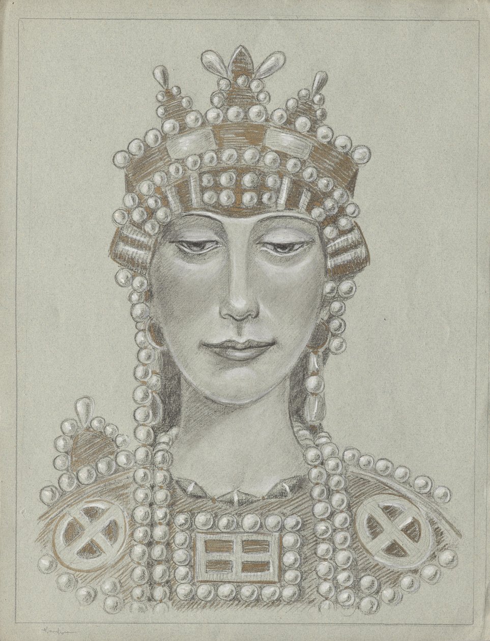 Empress Theodora by Franz von Matsch