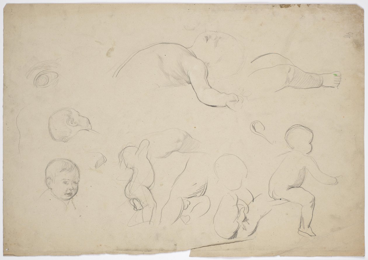 Studies of a Toddler by Franz von Matsch
