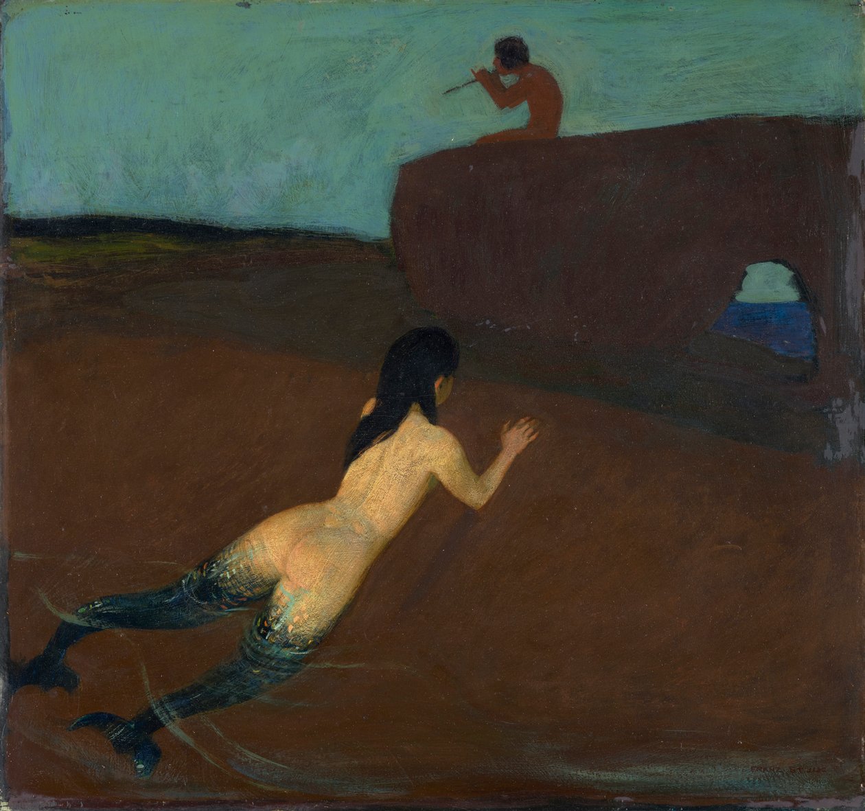 Eavesdropping by Franz von Stuck
