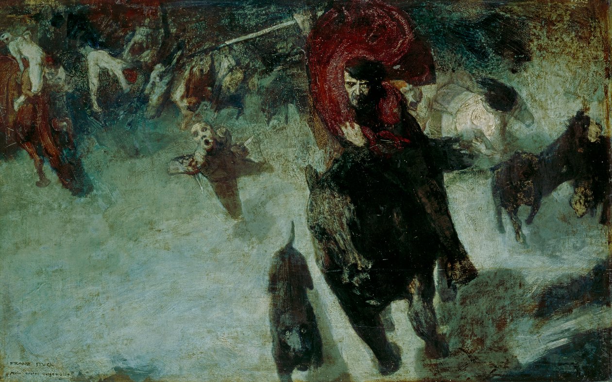 The Wild Hunt by Franz von Stuck