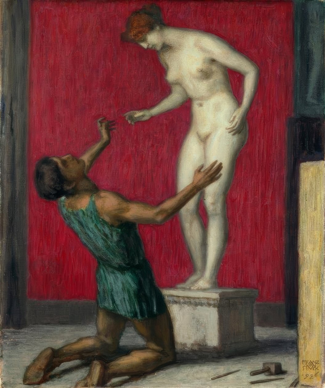 Pygmalion by Franz von Stuck