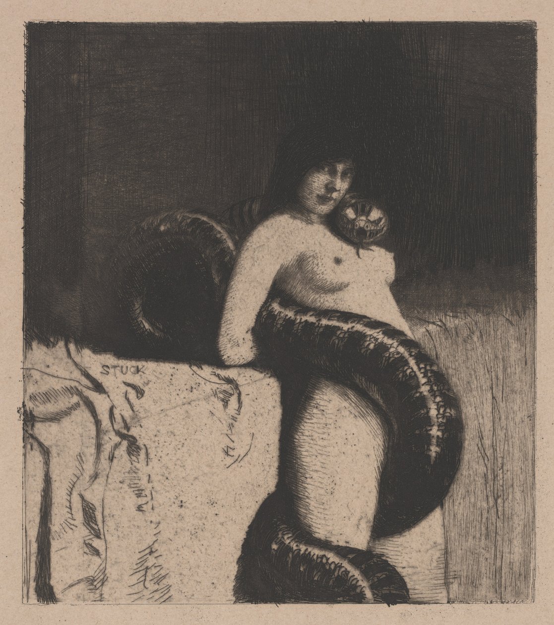 Sensuality by Franz von Stuck