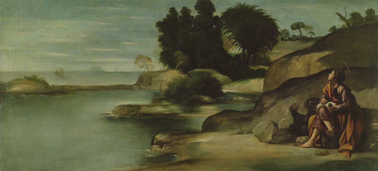 St. John the Evangelist in a Landscape by Juan Bautista Maíno