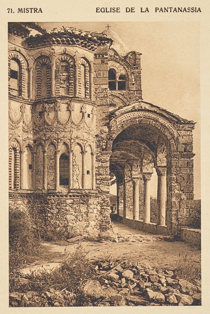 Mistra. Church of the Pantanassa by Frédéric Boissonnas