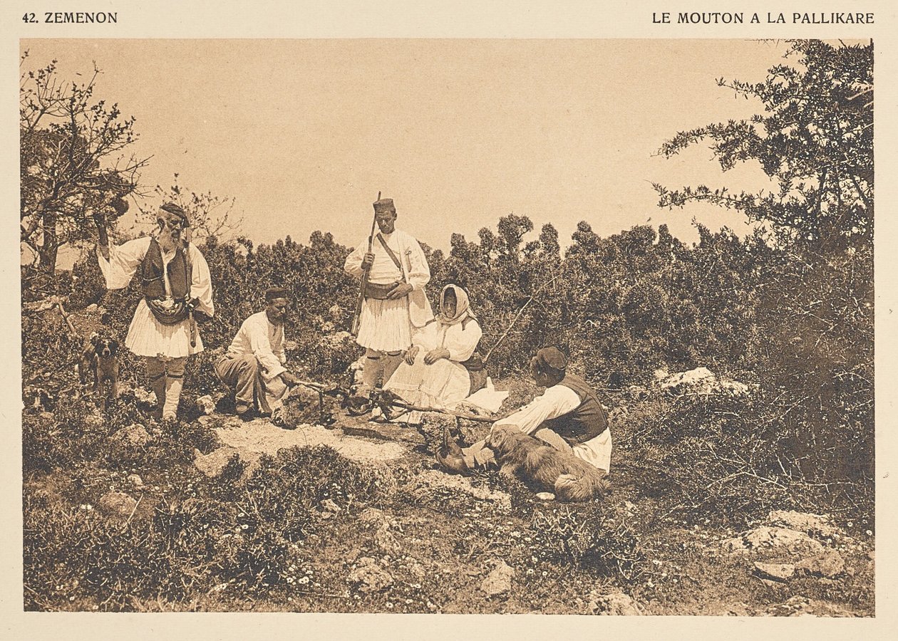 Zéménon. The Sheep at Pallikare by Frédéric Boissonnas