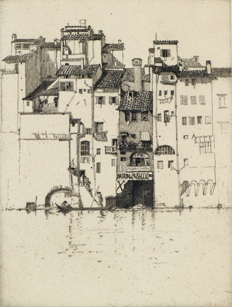 On the Arno, 20th Century by Fred Richards