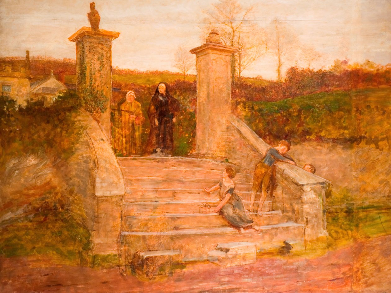 The Old Gate, 1868 by Fred Walker