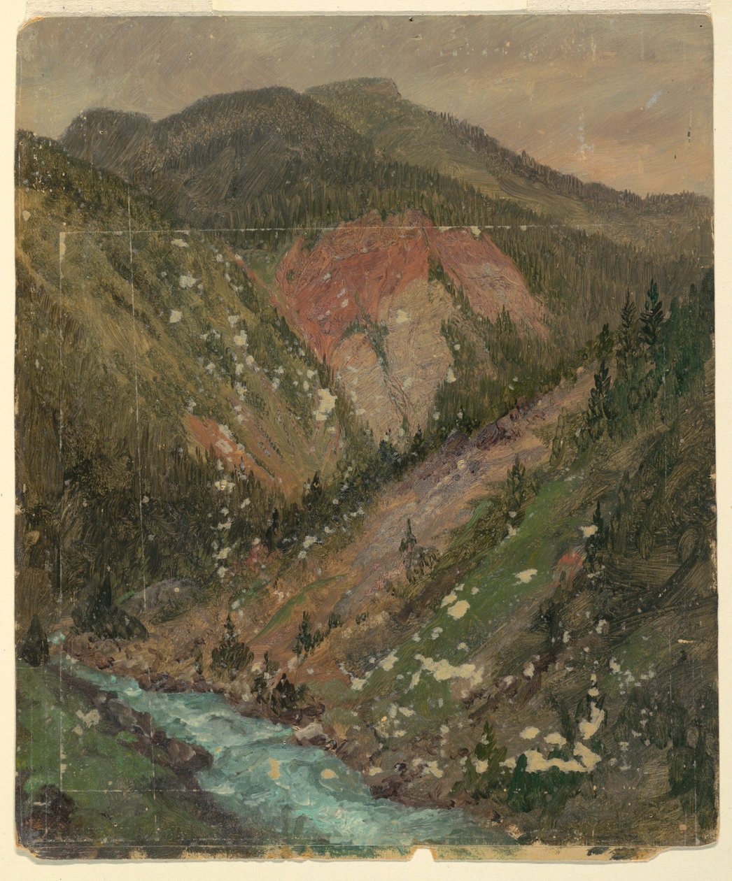 Alpine Landscape by Frederic Edwin Church