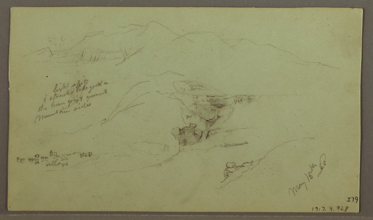 Mountain Range by Frederic Edwin Church