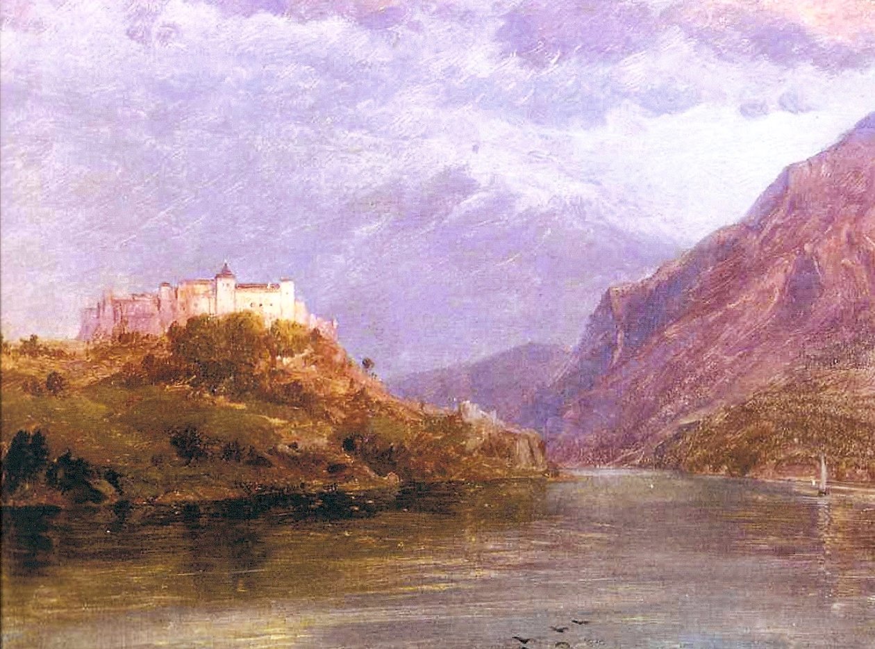 Salzburg Castle by Frederic Edwin Church